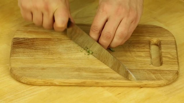 Rosemary chopping knife