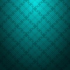 Cyan abstract striped textured geometric pattern