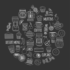 Images for confectionery or coffee shop