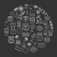 Images for confectionery or coffee shop