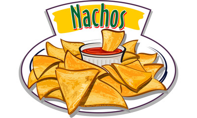 Nachos vector