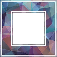 polygonal abstract border