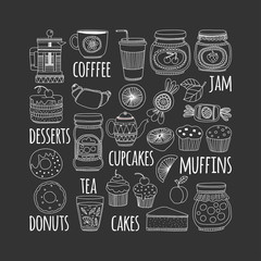 Images for confectionery or coffee shop