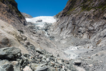 Franz Josef Glacier in Westland National Park, New Zealand