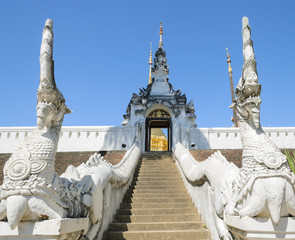 Ancient temple of Wat Pongsanuk in Lamang, Thailand