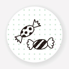 candy doodle drawing