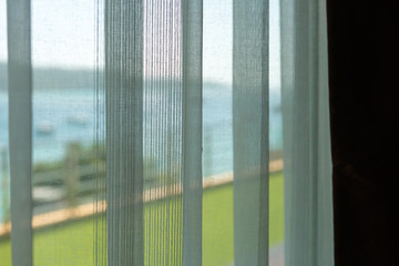 curtain for window in luxury room