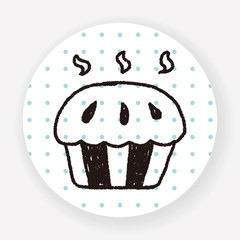 cupcake doodle drawing