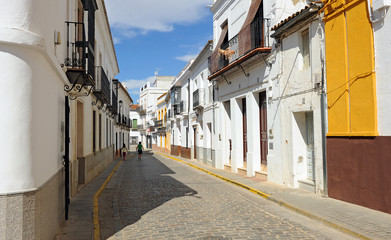 Fototapeta premium Guadalcanal, pueblo de la Sierra Norte de Sevilla, España