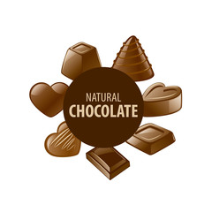 vector logo chocolate