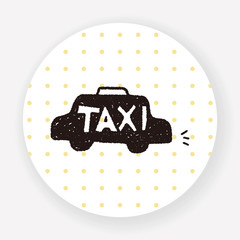 doodle taxi