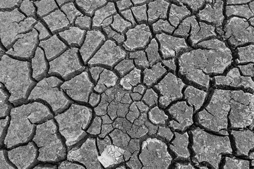 A lone poor children in the arid area