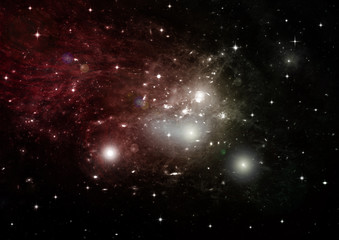 Fototapeta premium galaxy in a free space