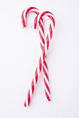 colorful confectionery on white background