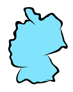 Karte Deutschland - 4