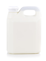 Gallon of Milk isolated on white background.