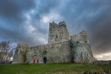 Fototapeta premium Killarney castle dramatic sky