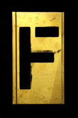 Stencil Military Stencil F