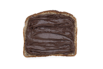 wheat bread with chocolate spread