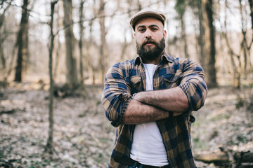 Fototapeta premium Bearded man
