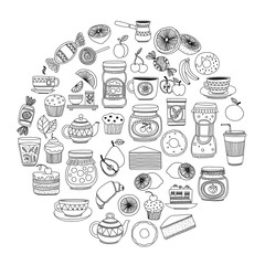 Images for confectionery or coffee shop