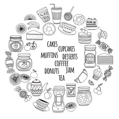 Images for confectionery or coffee shop