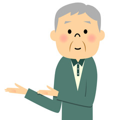 シニア おじいちゃん 説明