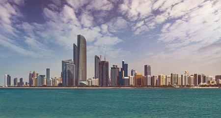 Obraz premium Abu Dhabi Skyline