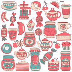 Images for confectionery or coffee shop