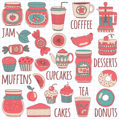 Images for confectionery or coffee shop