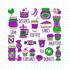 Images for confectionery or coffee shop