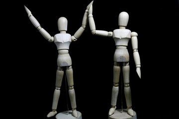 This robot is  moving like a human