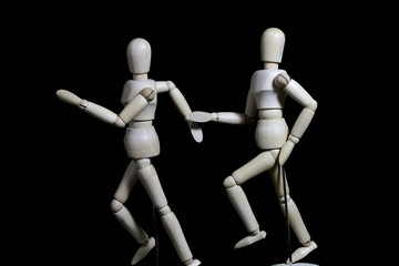 This robot is  moving like a human