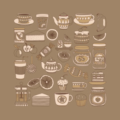 Images for confectionery or coffee shop