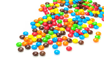 Fototapeta na wymiar Lots of colorful candies
