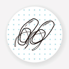 ballet shoes doodle