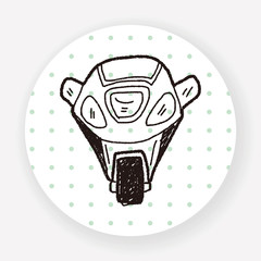 motorcycle doodle
