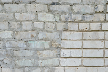Fototapeta premium Brick texture with scratches and cracks