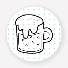 beer doodle drawing