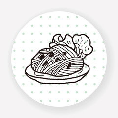 doodle pasta noodle