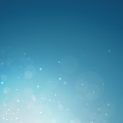 Fototapeta premium Summer background. Soft colored abstract blue background. Vector Illustration