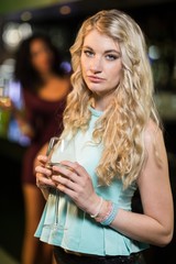Fototapeta premium Portrait of smiling blonde woman