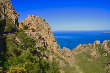 route sur la corniche 