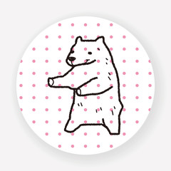 polar bear doodle
