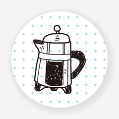 coffee doodle drawing