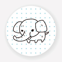 elephant doodle