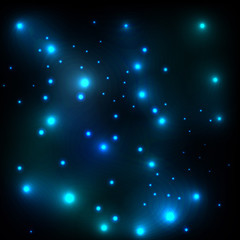 Stars cosmic sky abstract vector background concept