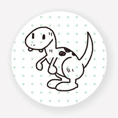 dinosaur doodle