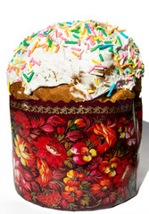 One Easter cakes, vertical