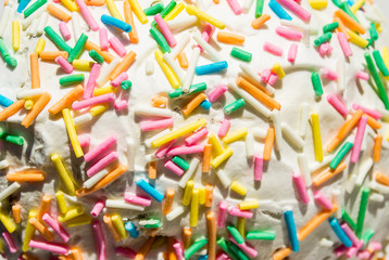 Icing decorated top, horizontal